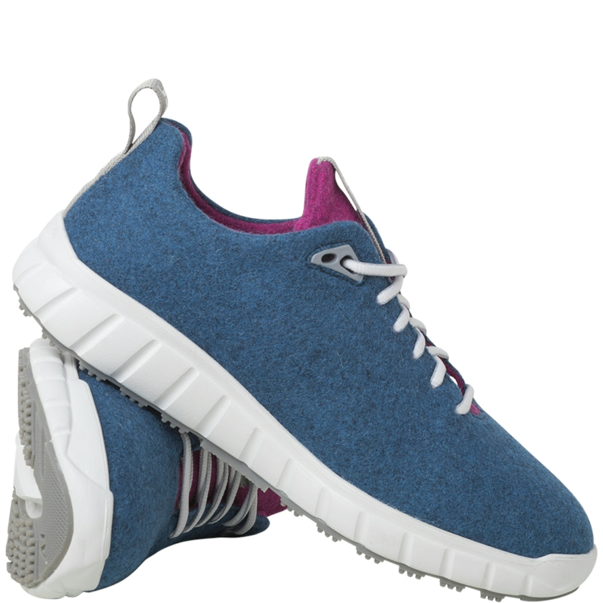 Womens Evo Lace Ups | Petrol/Pink